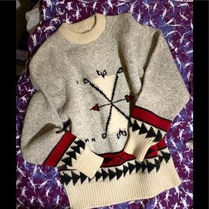 Lazarus wool sweater in mint condition. It’s a beautiful sweater perfect ski day